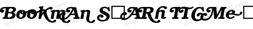 Bookman Swash ITC Me字体转换